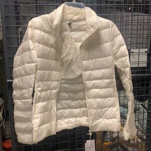 NWT Uniqlo down jacket white